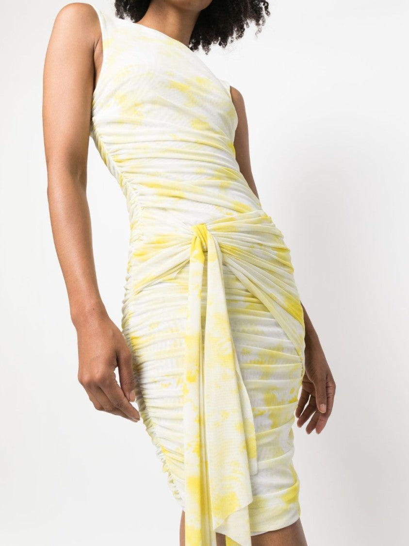 Msgm Sleeveless Rushed Mini Dress