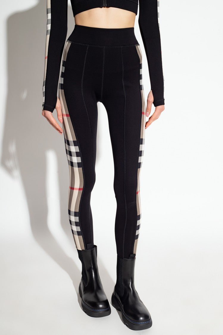 Burberry ‘Madden’ Checked Leggings