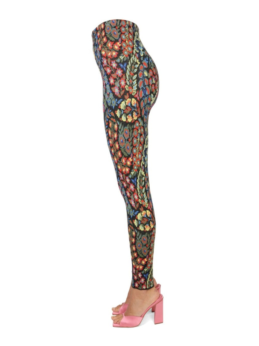 Etro Jacquard Wool Blend Top And Leggings