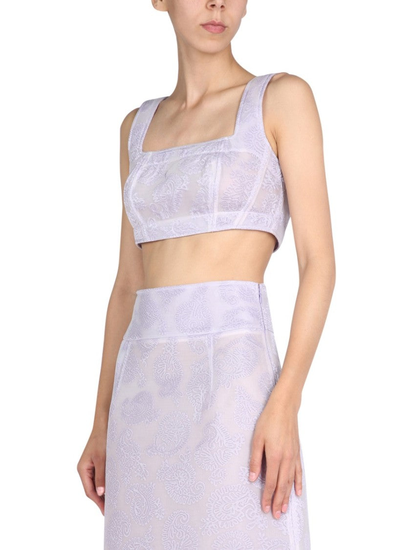 Jil Sander Embroidery Top