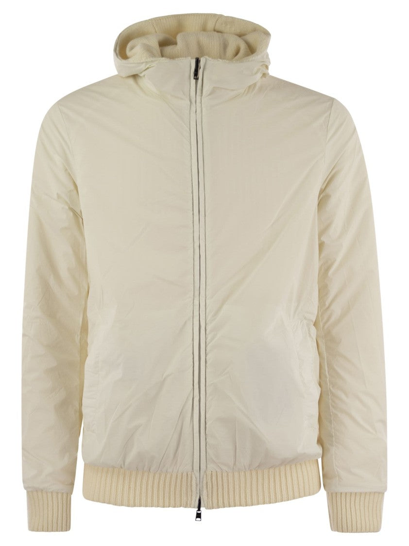 Herno Reversible Padded Wool Bomber Jacket