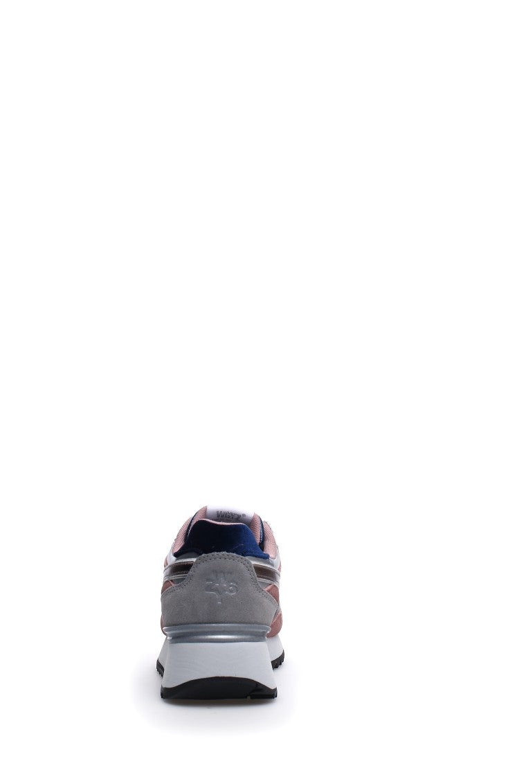 W6yz Technical Fabric And Eco Leather Sneaker