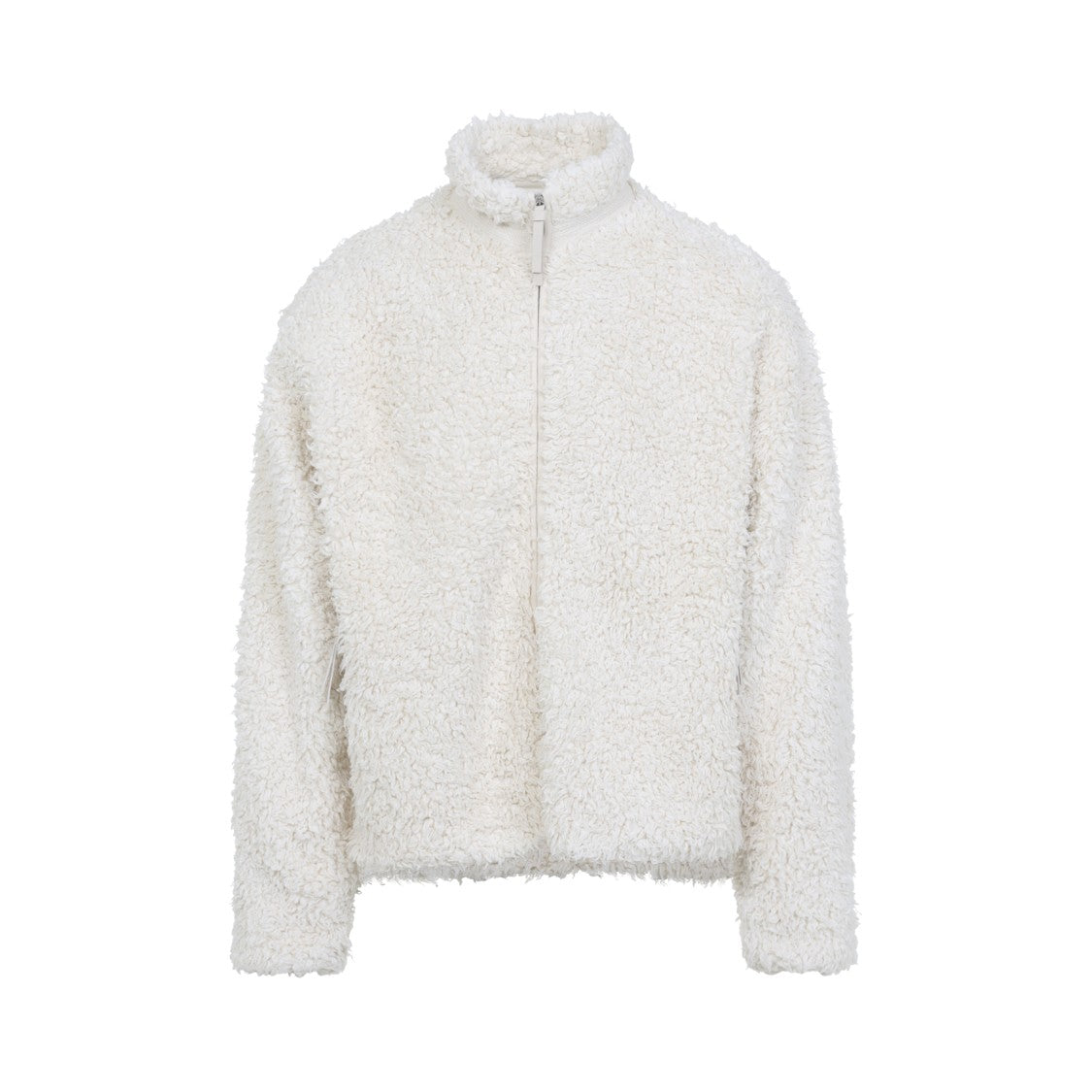 Jil Sander Plush Textured Jacket With High Collar