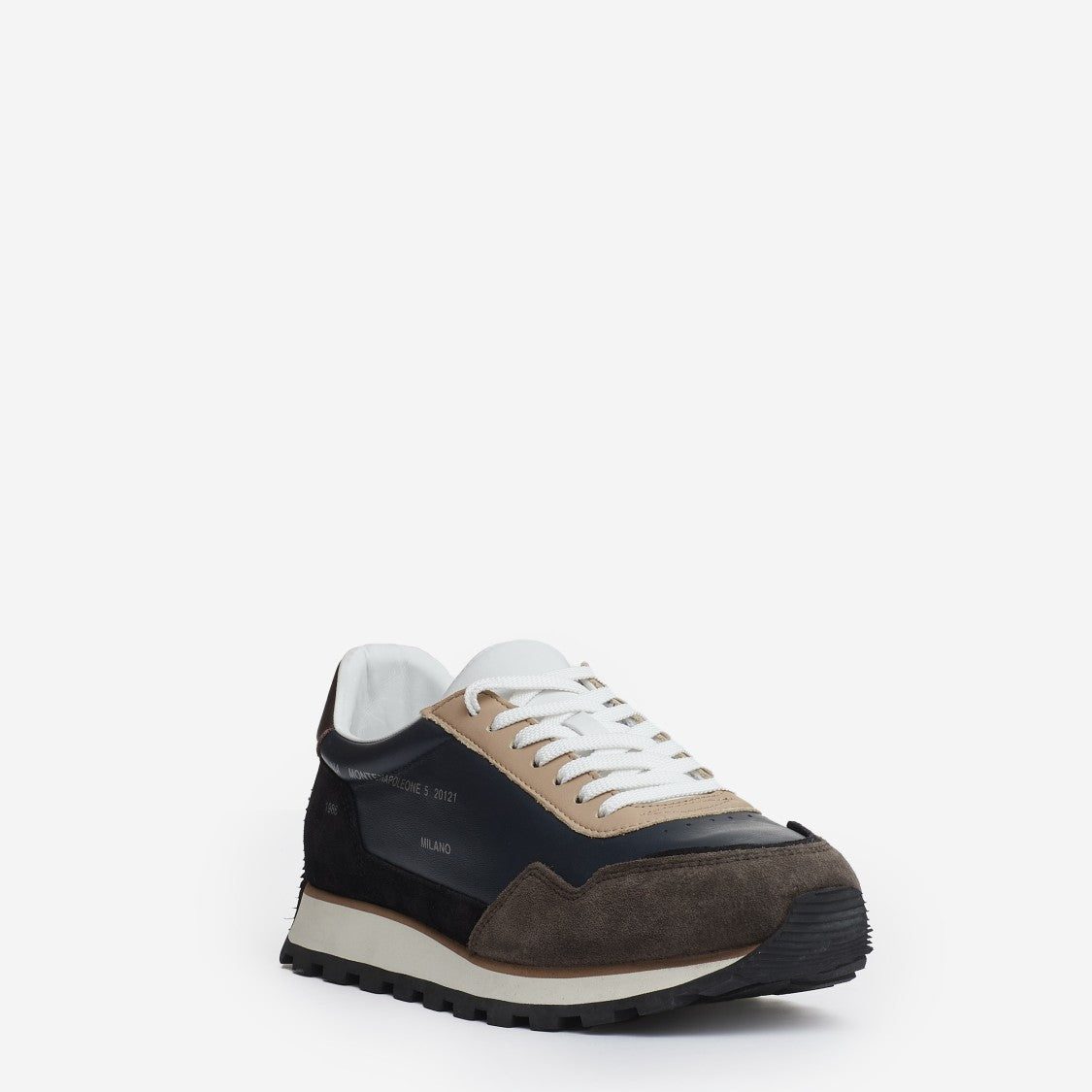 Hogan Running 86Er Suede Leather Black Blue Dove