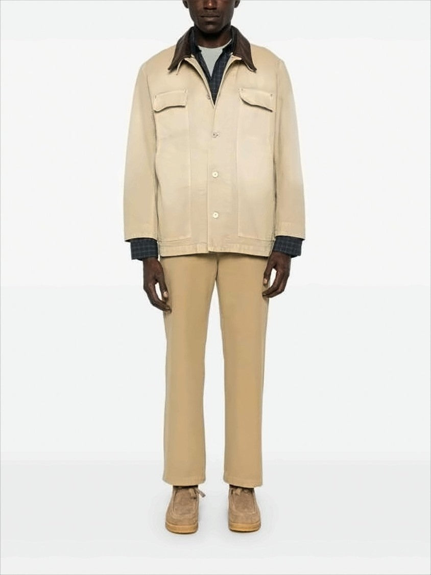 Auralee Relaxed Fit Straight-Leg Pants