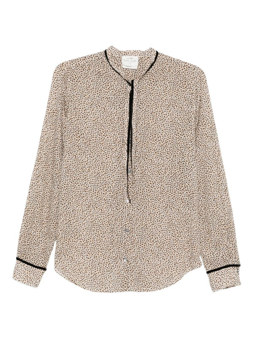 Forte Forte Brown Cotton-Silk Blend Blouse
