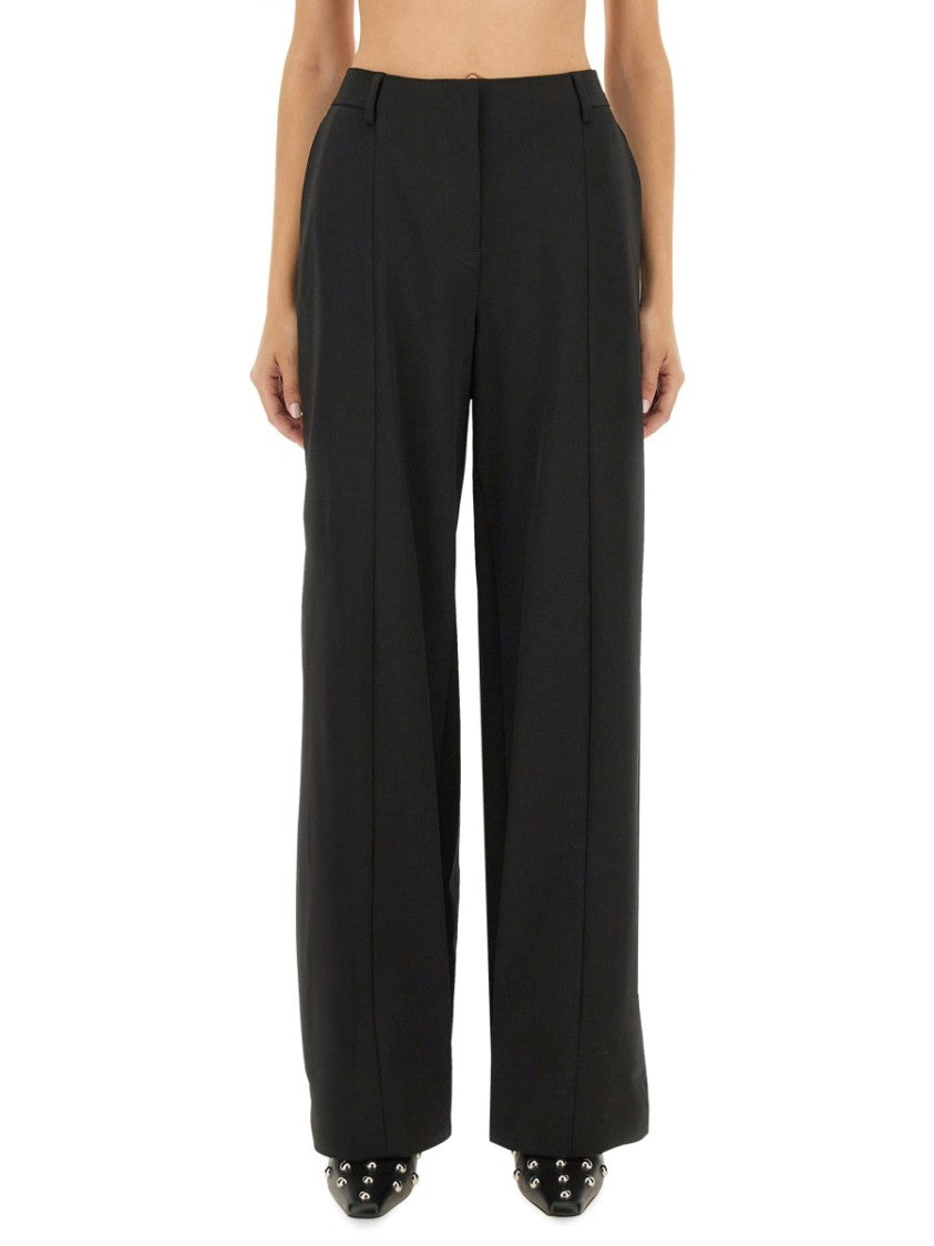 Jean Paul Gaultier Straight-Leg Pants With Stirrup Design