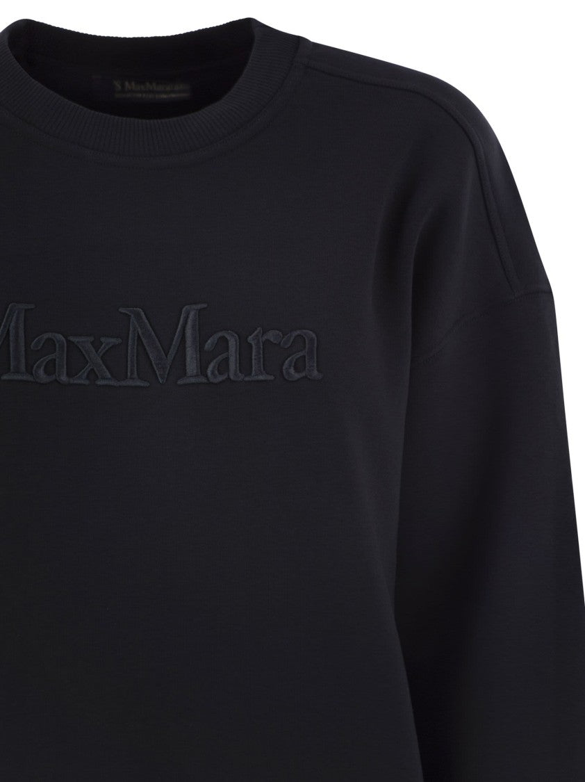 Max Mara Monza - Cotton Sweatshirt With Logo
