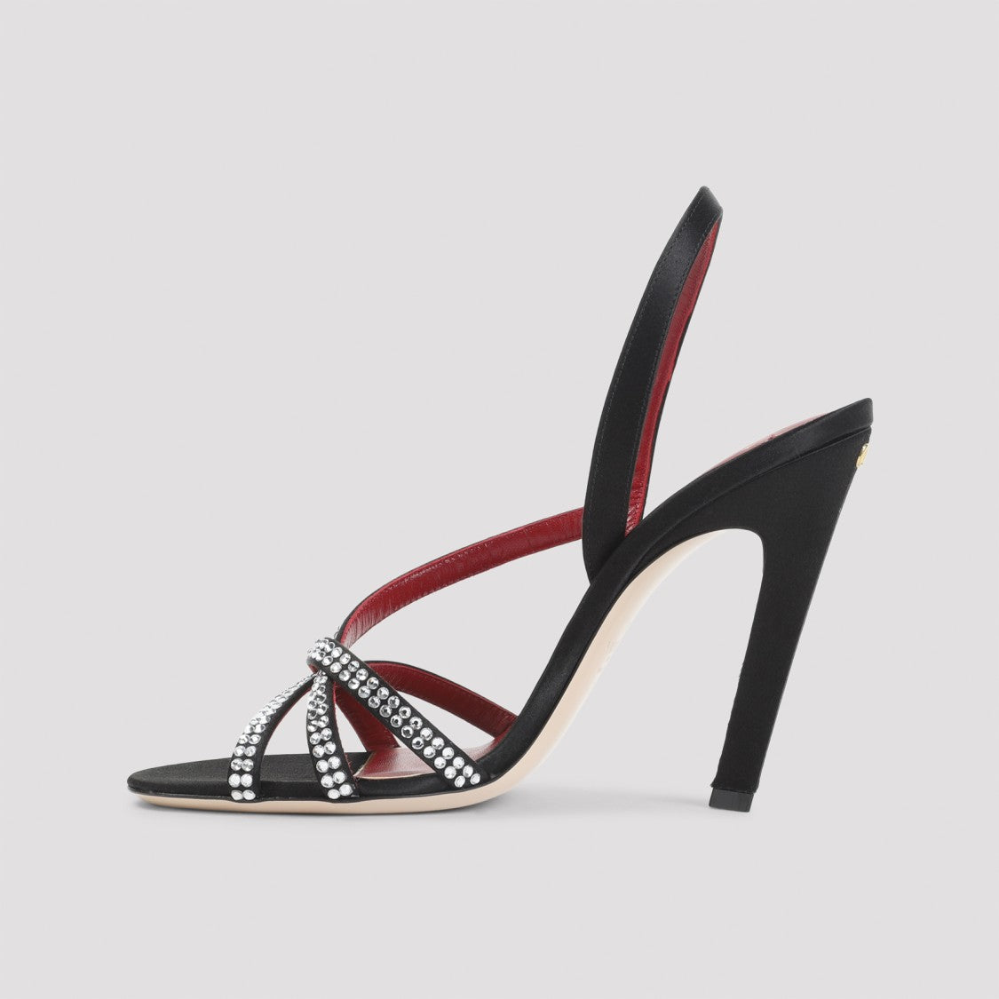 Valentino Garavani Black Viscose Sandals