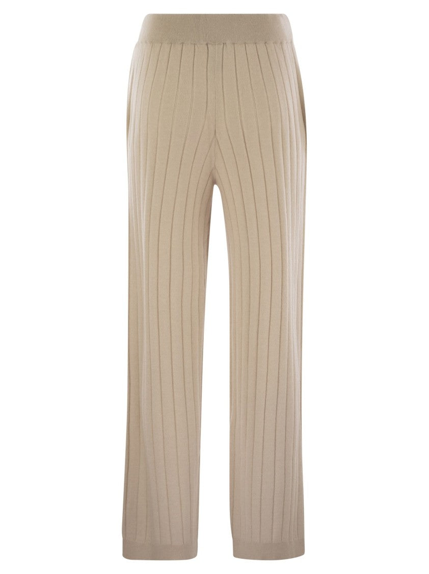 Brunello Cucinelli Cashmere Knit Trousers