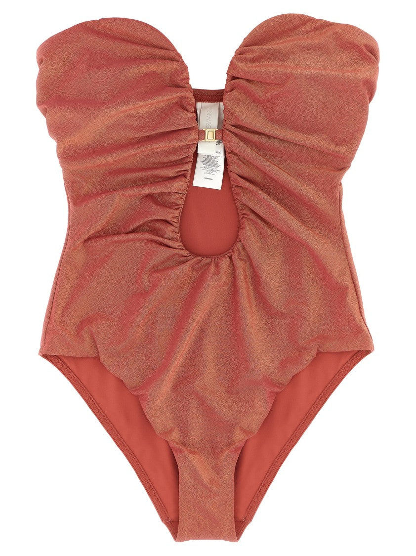 Zimmermann Rhiannon Deep Plunge' One-Piece Swimsuit