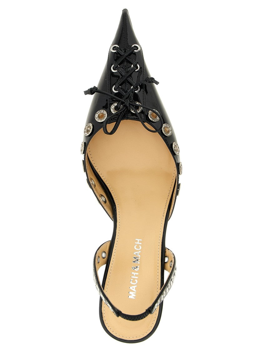 Mach & Mach Crystalized Corset' Slingback