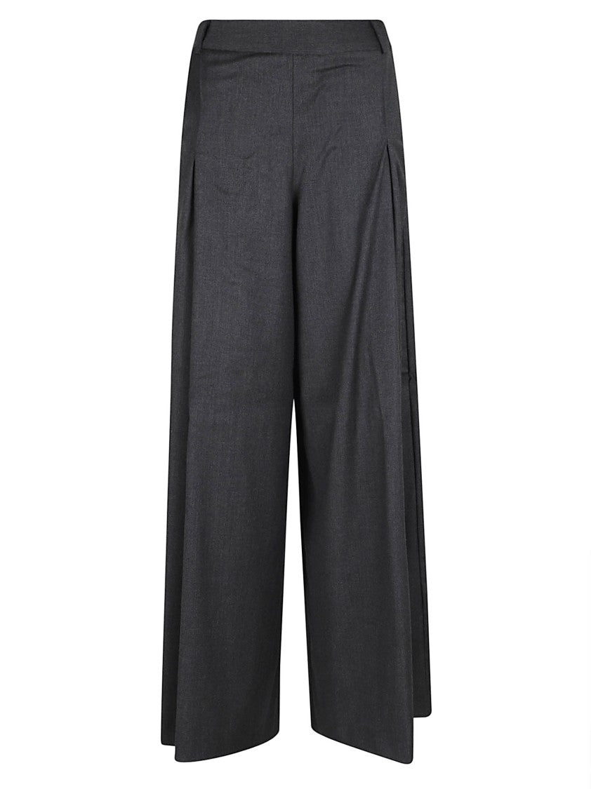Ermanno Scervino High-Waisted Wide Leg Trousers With Dart Detail