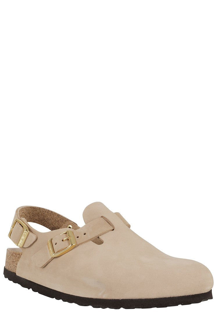 Birkenstock Nubuck Leather Tokio Clogs