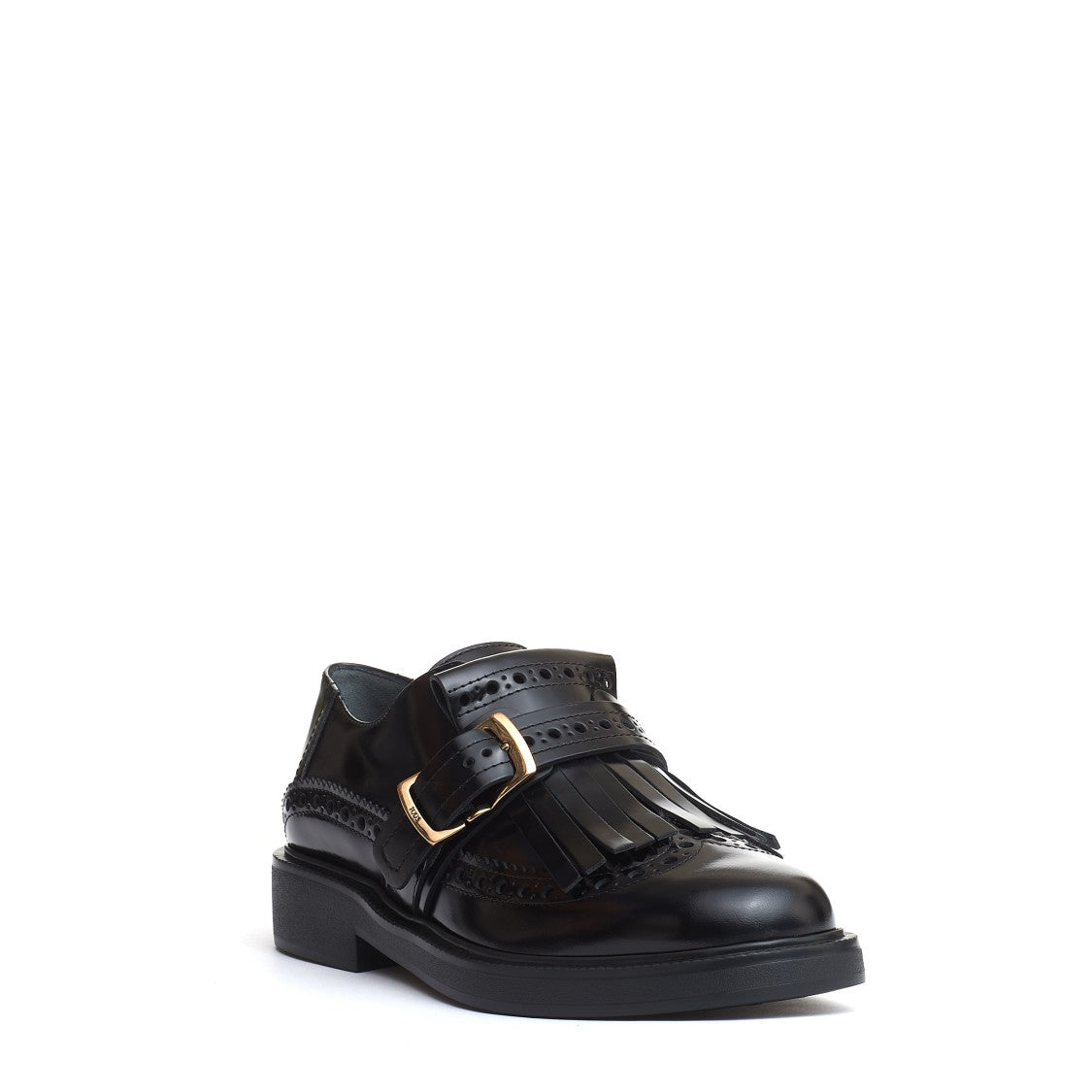 Casadei Black Ballerina Strass Strap