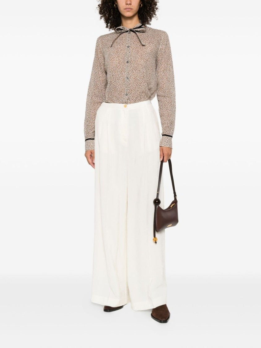 Forte Forte Brown Cotton-Silk Blend Blouse