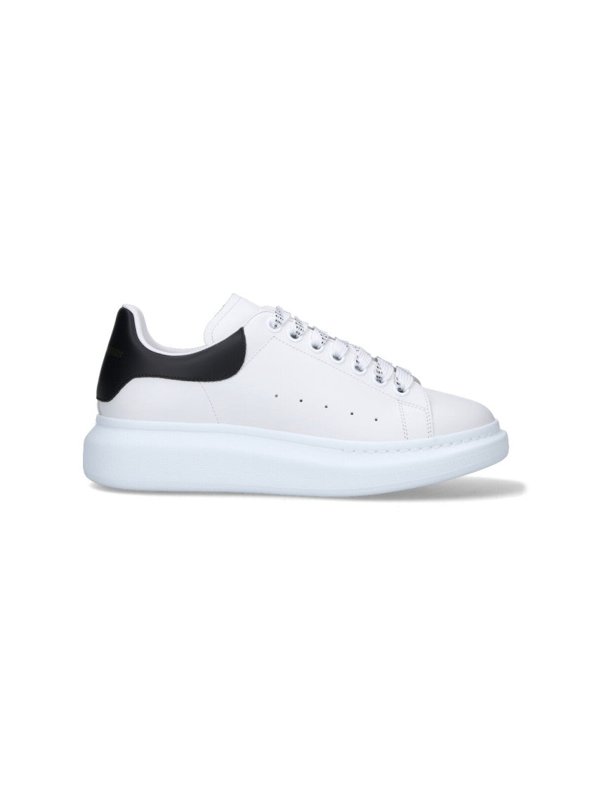 Alexander Mcqueen Platform Sneakers With Contrasting Suede Heel