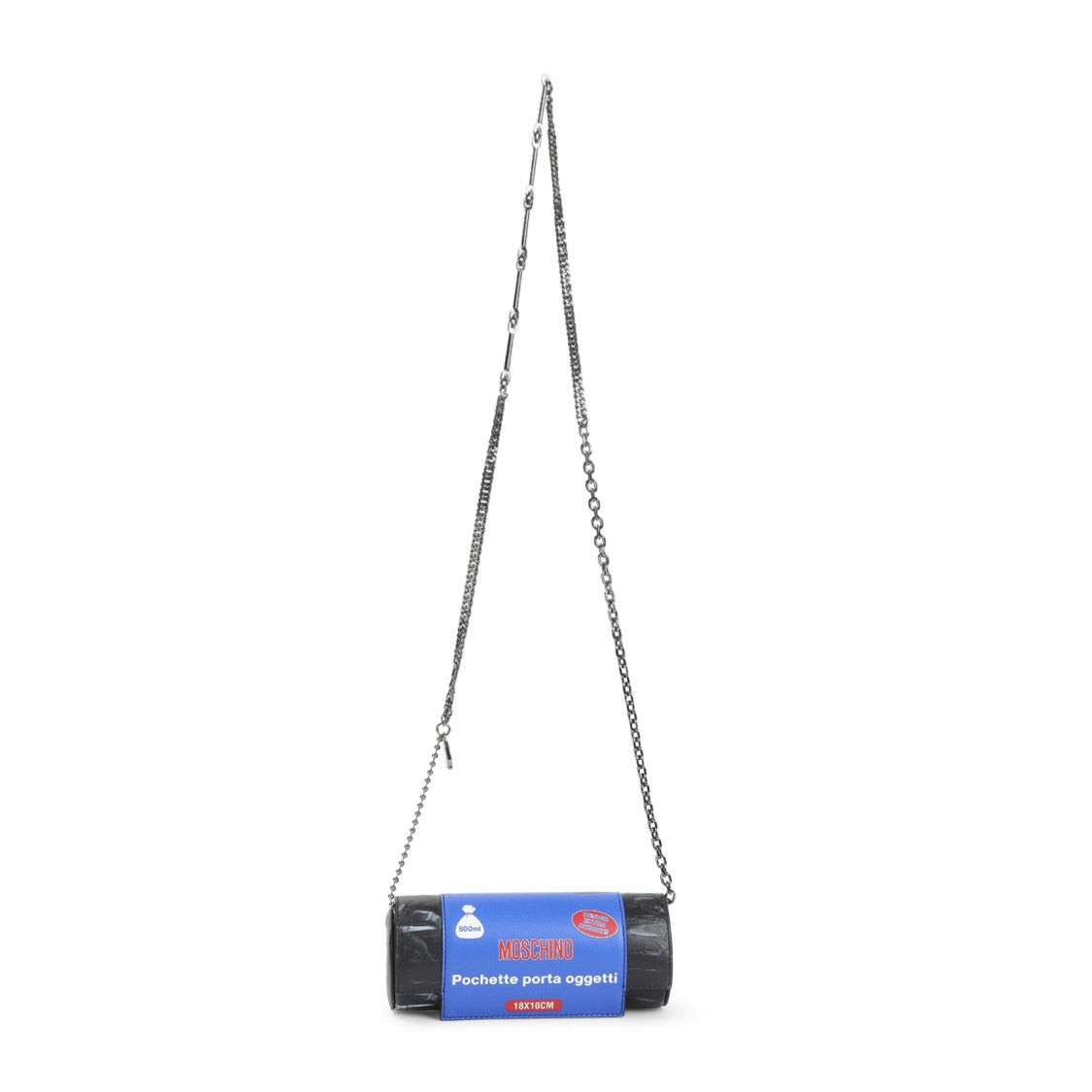 Moschino Compact Cylindrical Shoulder Bag