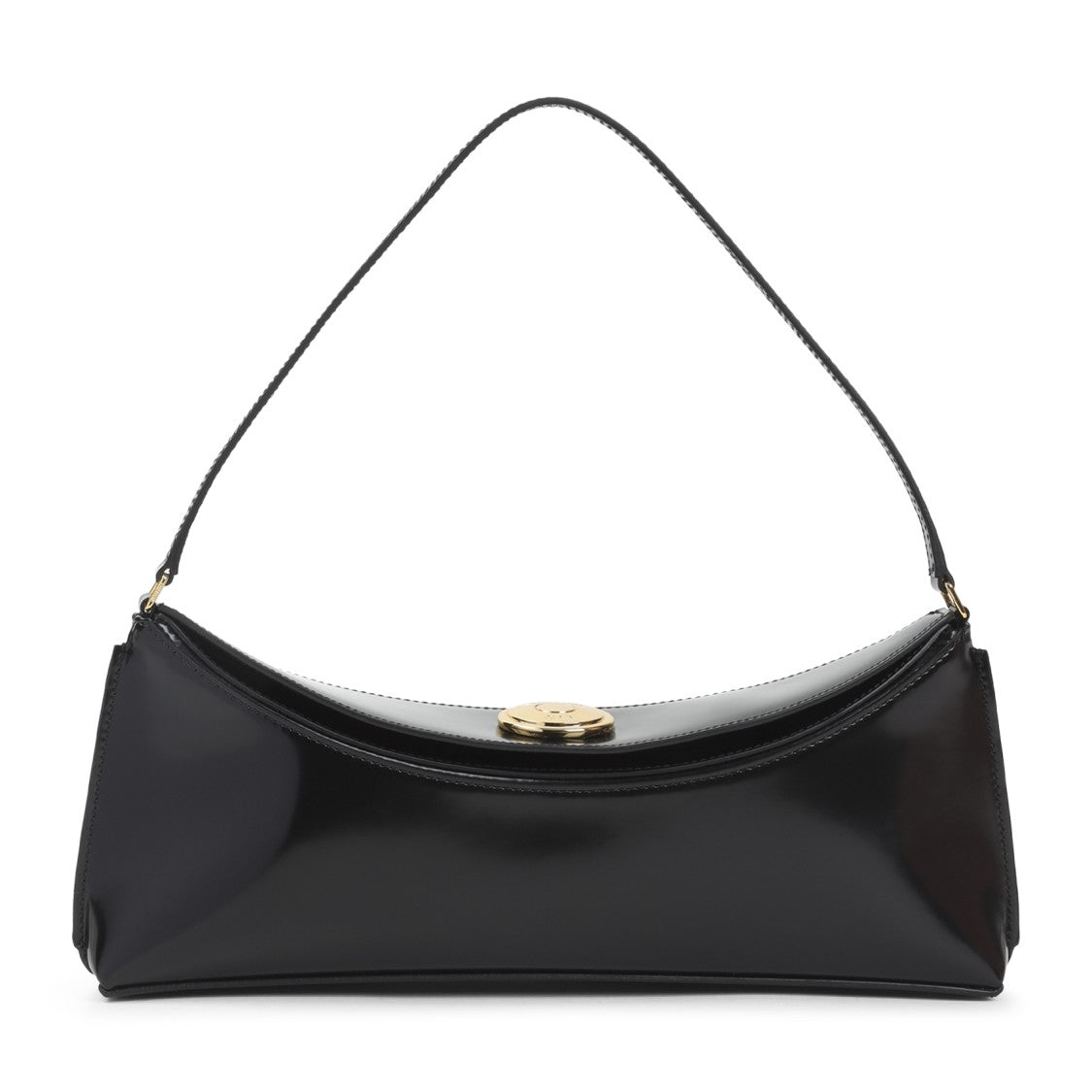 Jacquemus Sculptural Black Leather Handbag