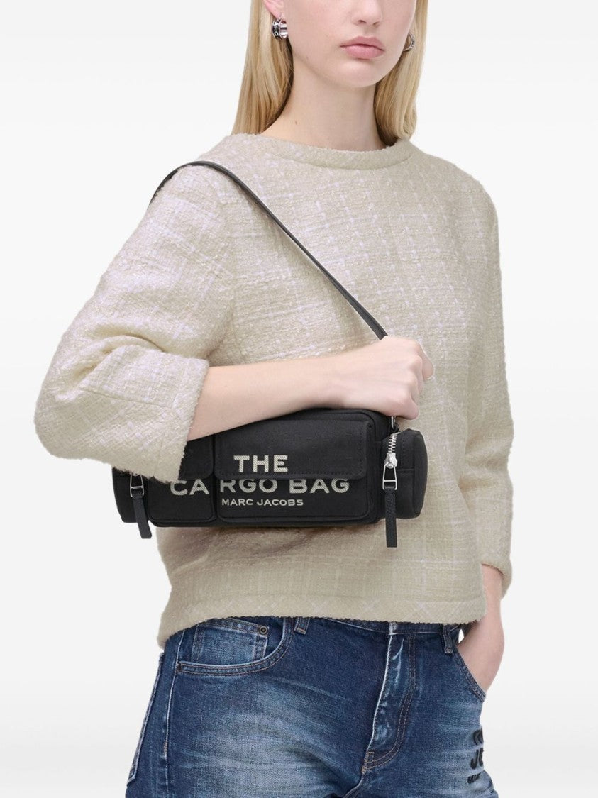 Marc Jacobs Cylindrical Cotton Shoulder Bag With Detachable Strap