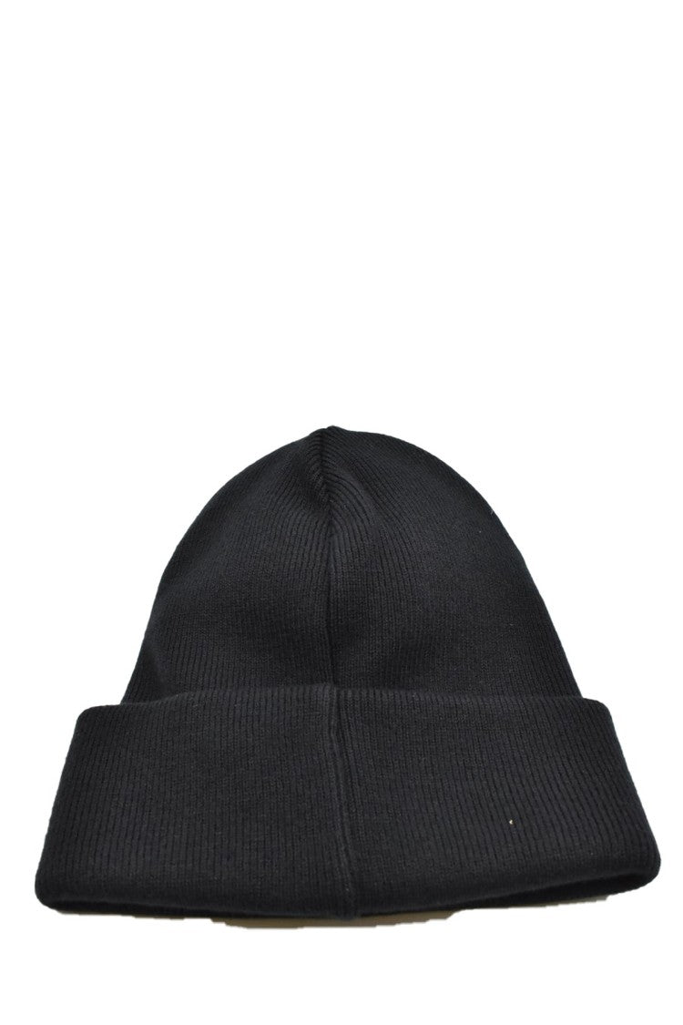 Dsquared2 Ribbed Knit Green Beanie With Logo Detail