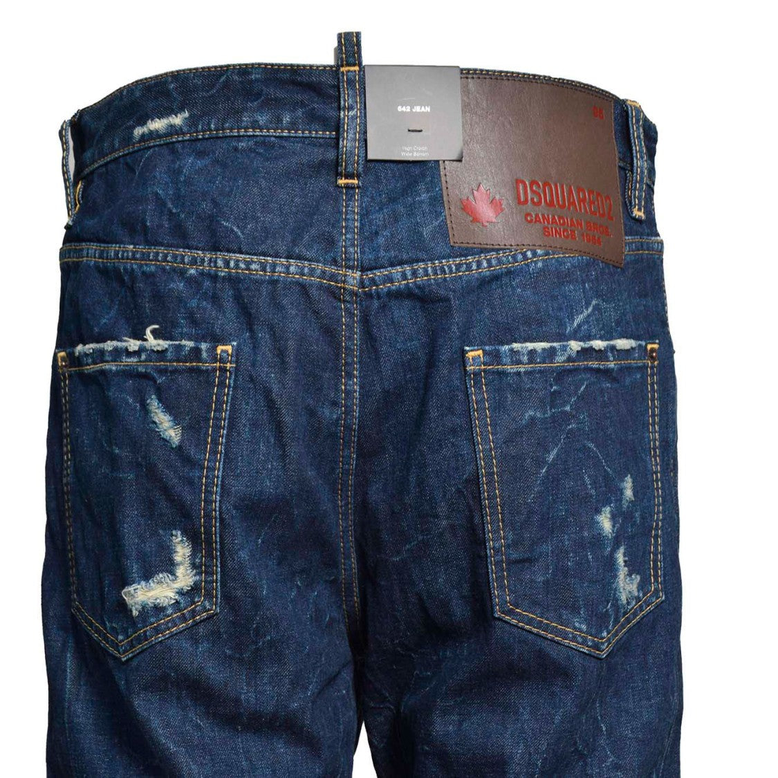 Dsquared2 642 Dark Blue Denim Jeans