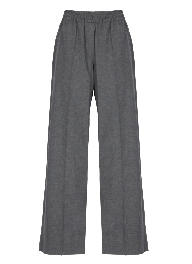 Brunello Cucinelli Grey Virgin Wool Pants
