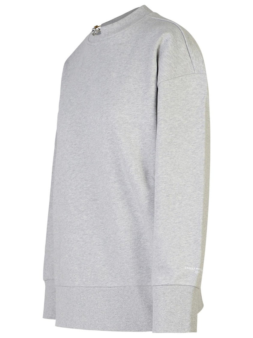 Stella Mccartney Grey Cotton Sweatshirt