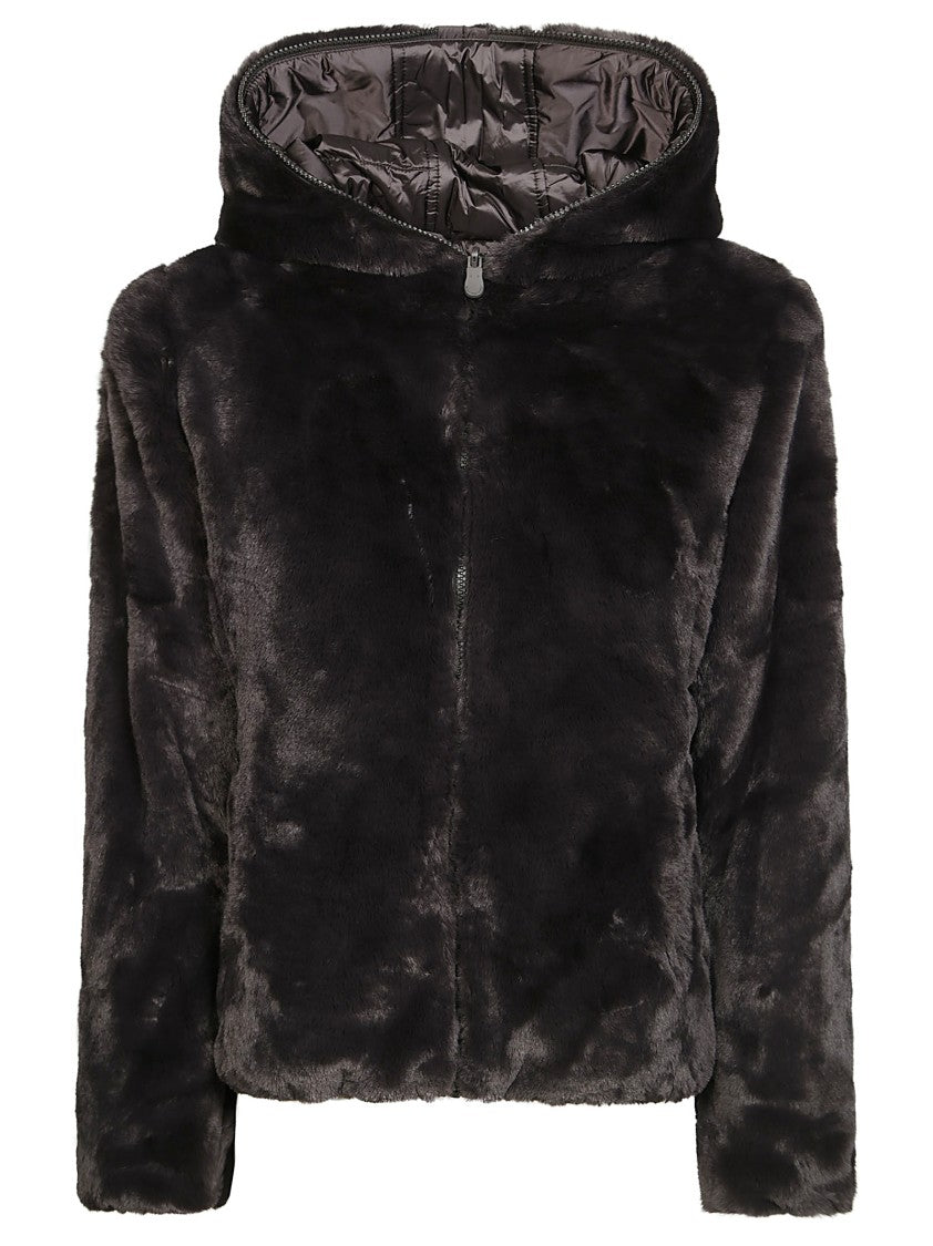 Save The Duck Cropped Reversible Jacket