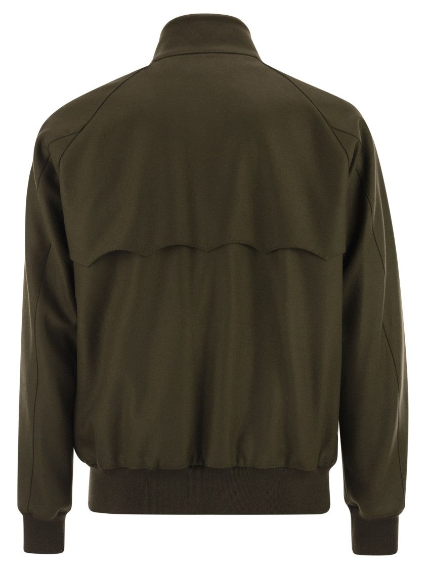 Baracuta G9 Melton - Wool And Cashmere Bomber Jacket