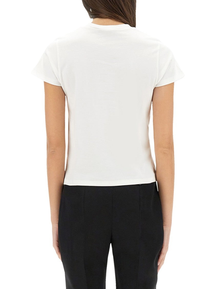 Alexander Mcqueen T-Shirt With "Skull" Embroidery