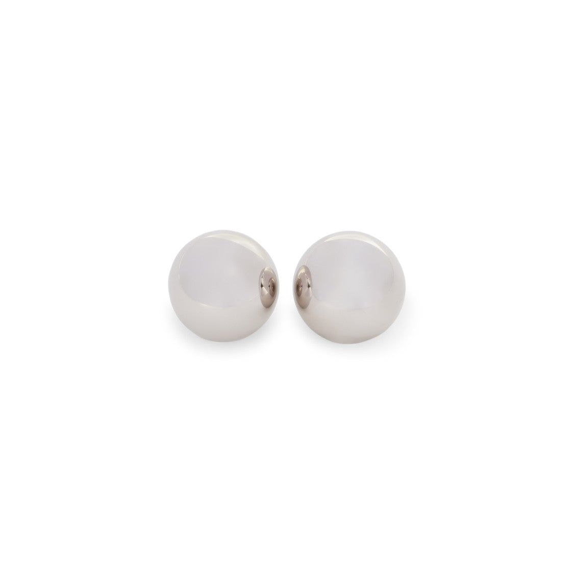 Givenchy Polished Metallic Rounded Earrings