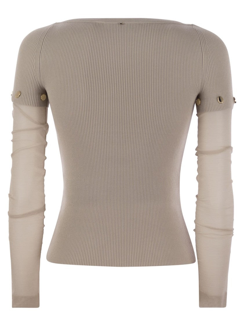 Sportmax Alcide - Tight-Fitting Stretch Viscose Jersey