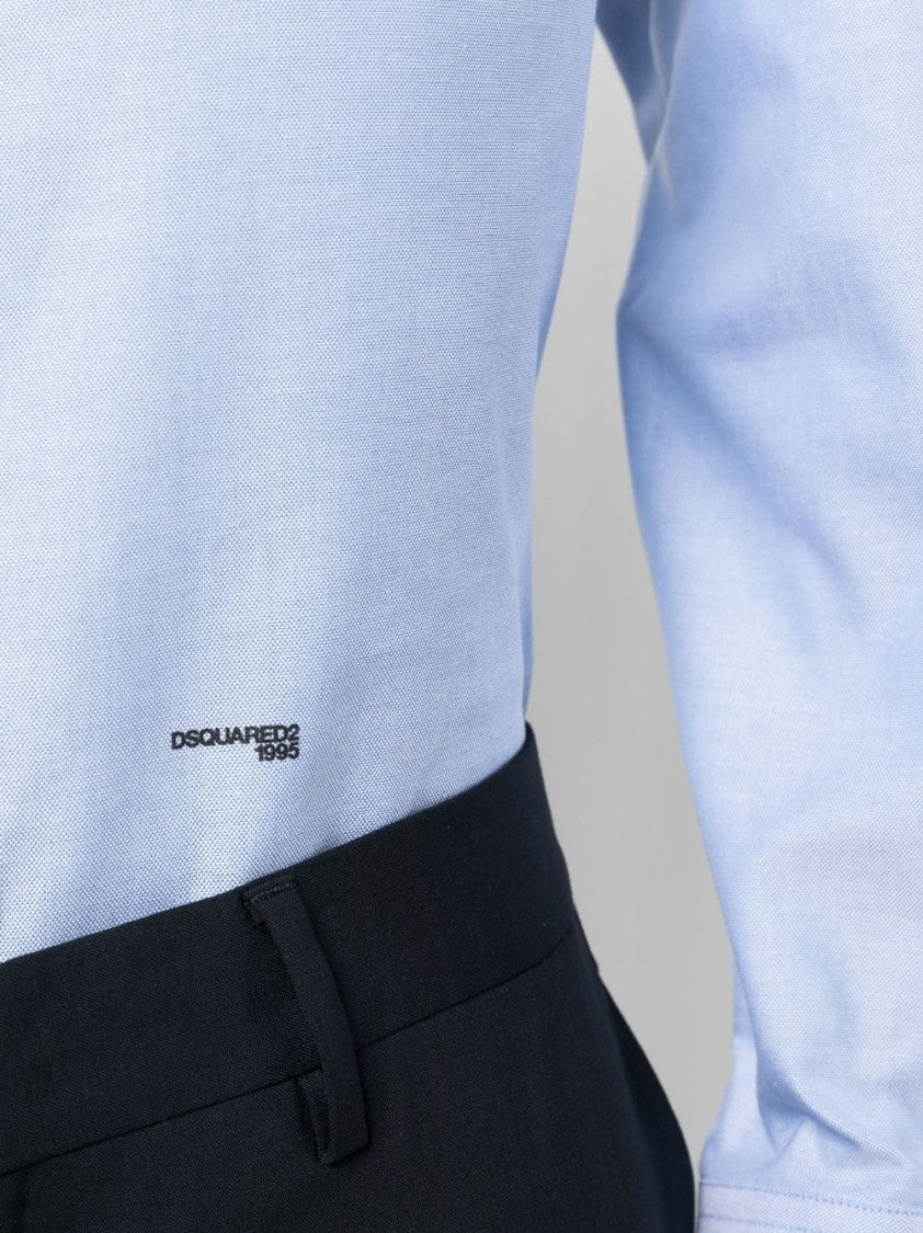 Dsquared2 Logo-Print Long-Sleeve Shirt