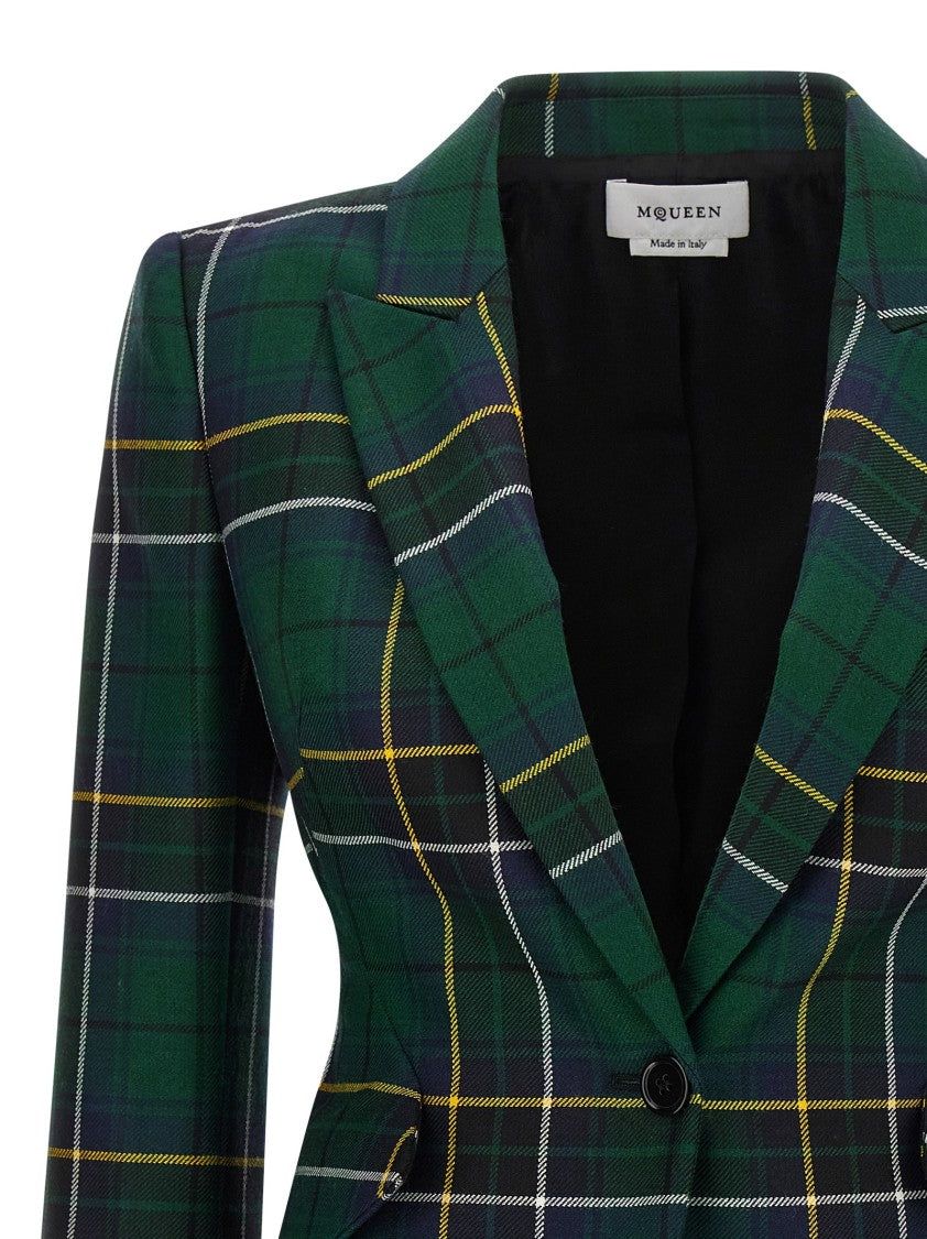 Mcqueen Pointed Shoulder Blazer