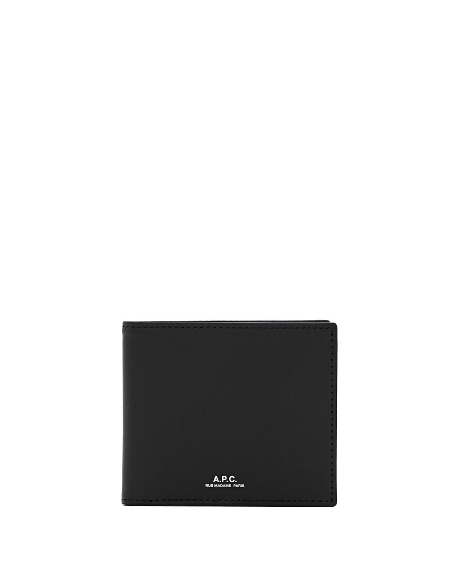 A.P.C. Black Aly Wallet With Embossed Logo