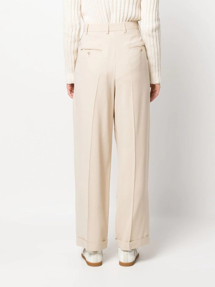 A.P.C. Beige Melissa Wide-Leg Pants