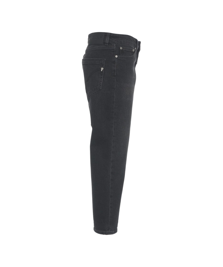 Dondup Koons Boyfriend Jeans With High Waist And Five-Pocket Design
