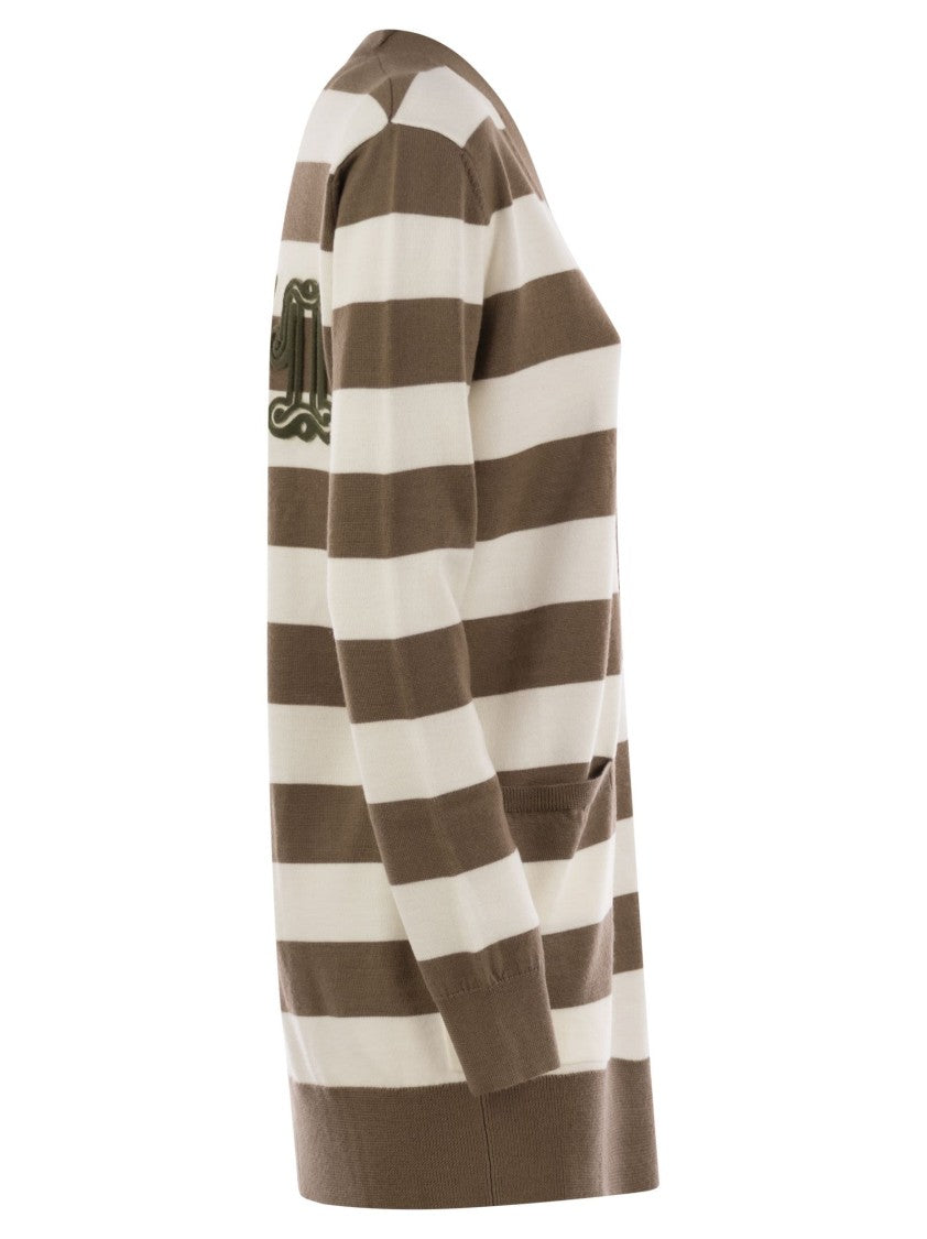 Max Mara Fiemme - Long Striped Wool Cardigan