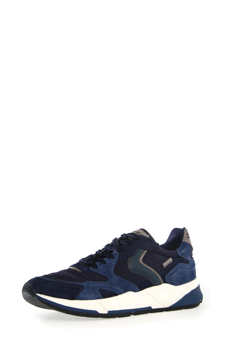 Voile Blanche Sporty Sneakers With Technical Fabric Upper