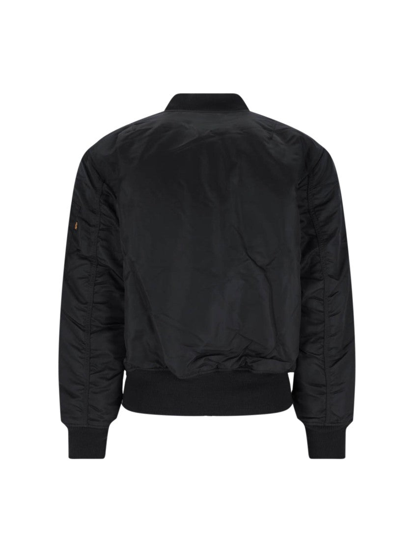 Alpha Industries Reversible "Ma-1 Heritage" Bomber – Black And Orange