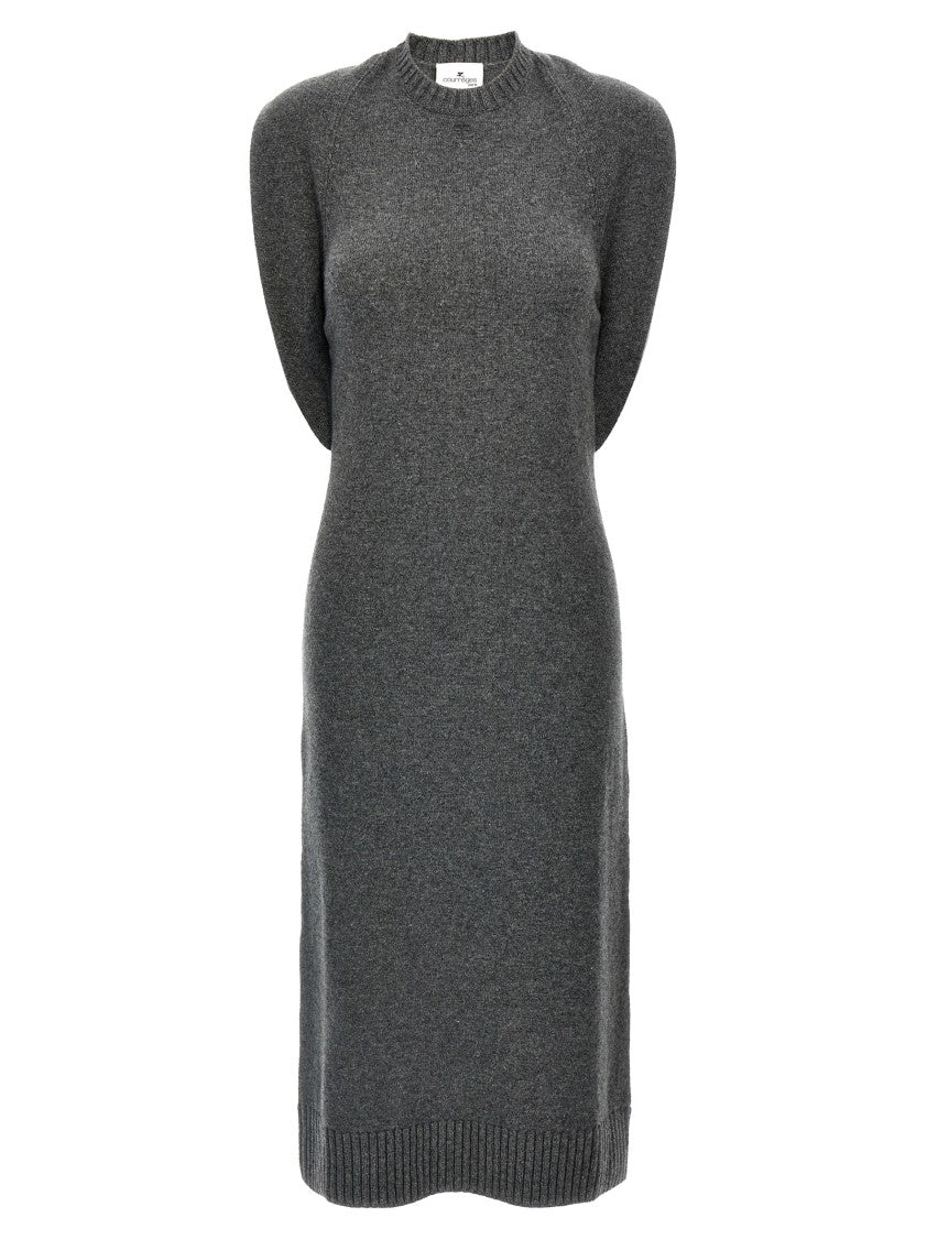 Courrèges Over The Shoulder Drapè' Dress