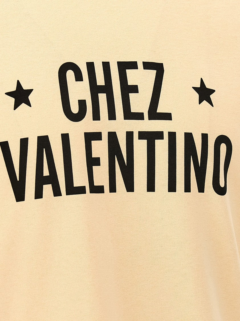 Valentino Garavani Cotton T-Shirt With Front Print