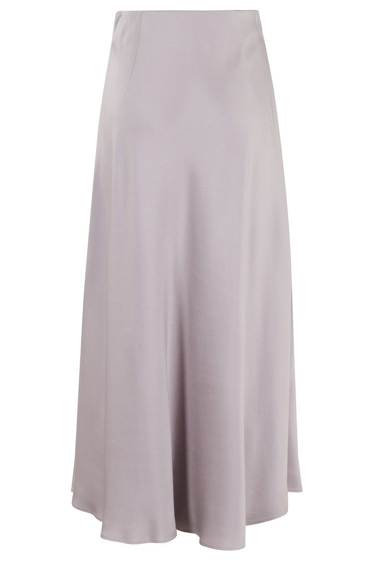 Herno Flowing Midi Skirt With Elasticized Waistband