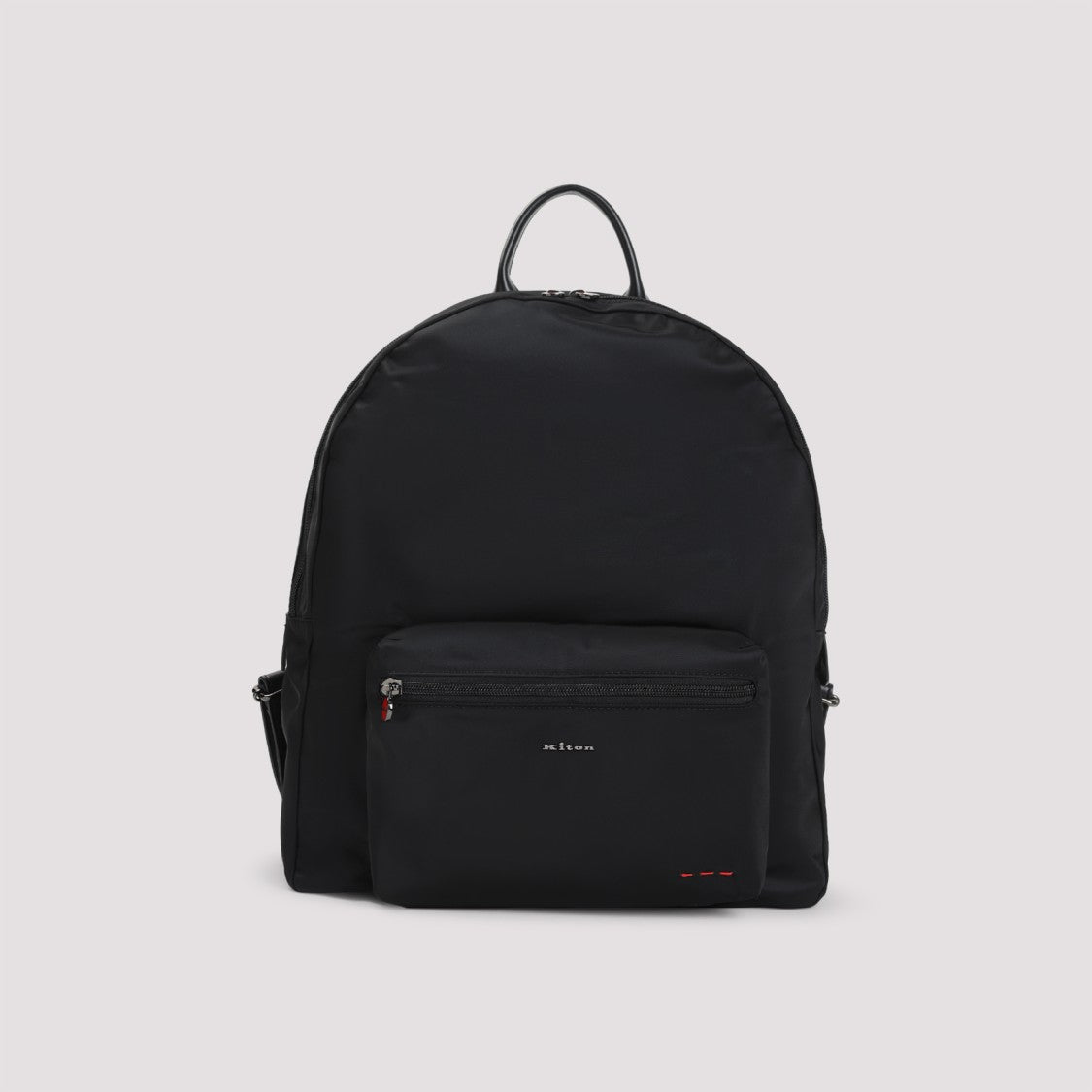 Kiton Black Polyamide Backpack