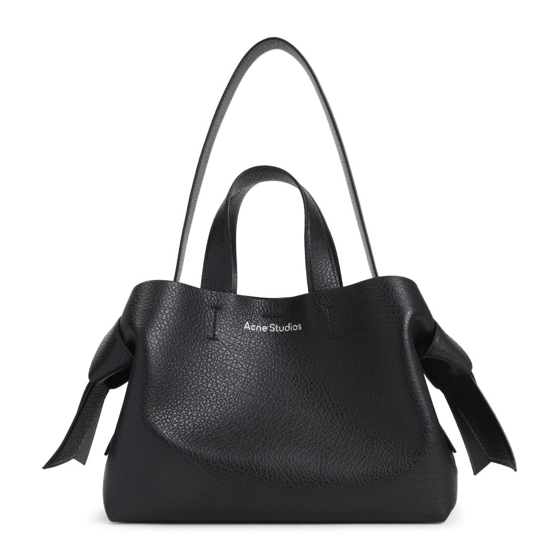 Acne Studios Textured Grained Leather Shoulder Bag