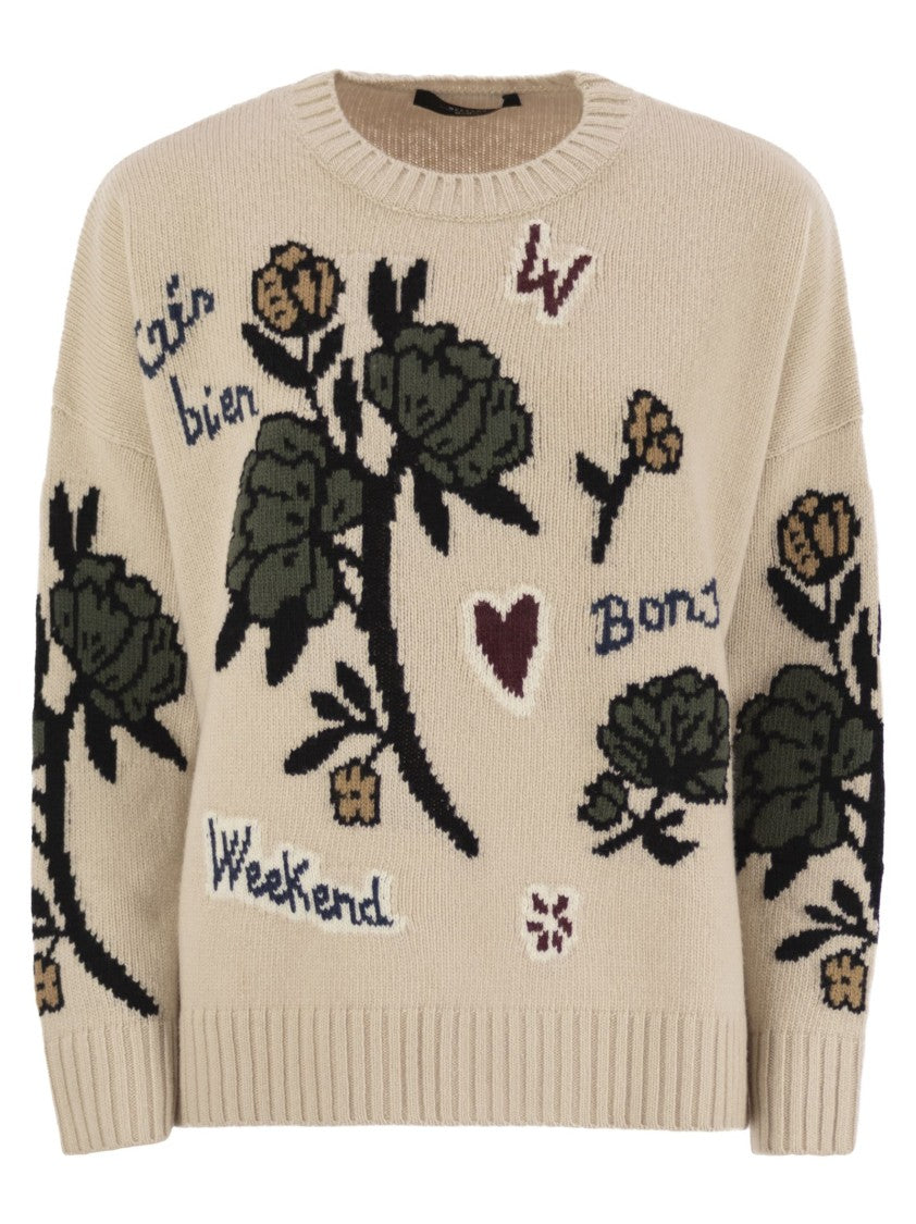 Max Mara Pavidi - Over Sweater In Wool Yarn