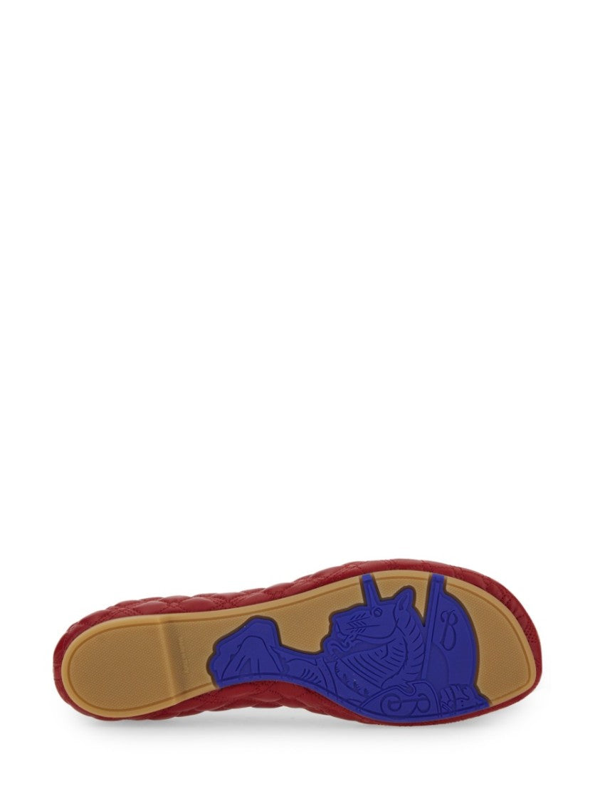 Burberry Quilted Lamb Leather Ballerina Flats
