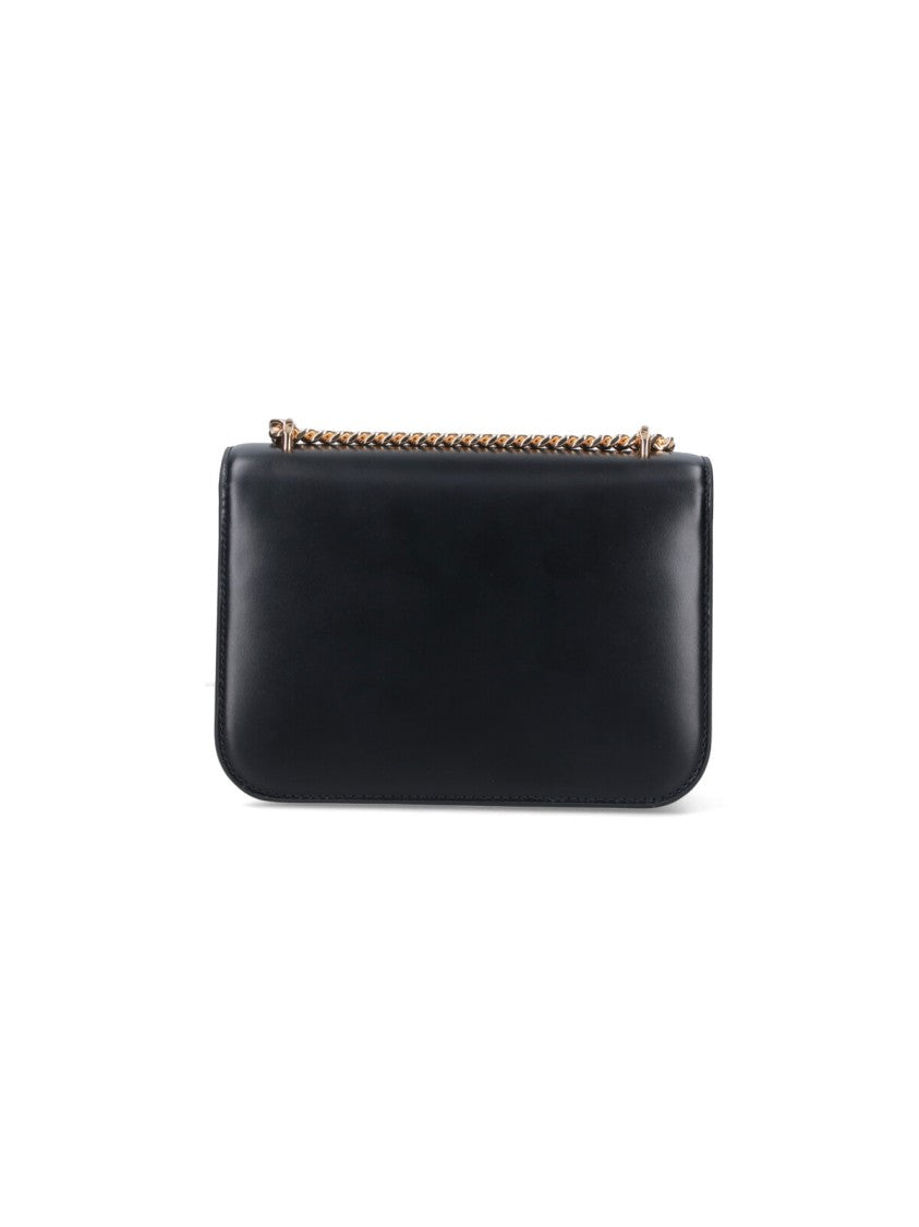 Tory Burch Small Black Leather Crossbody Bag