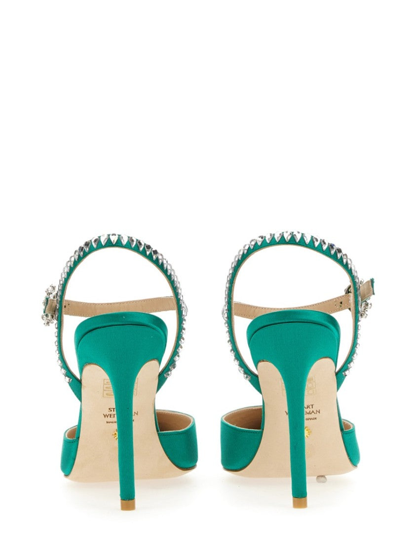 Stuart Weitzman Gemcut 100 Ankle Strap Pump